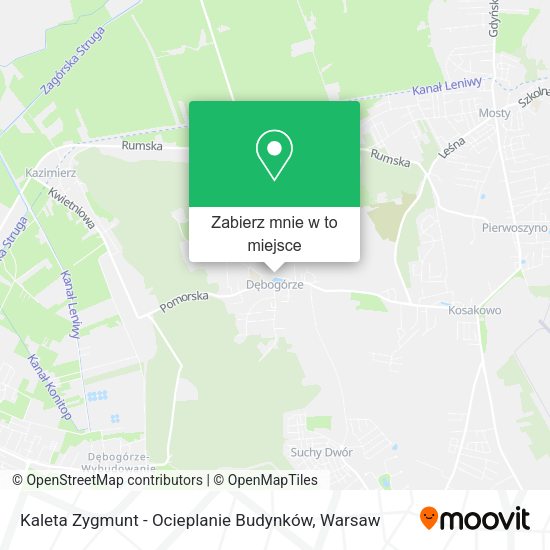 Mapa Kaleta Zygmunt - Ocieplanie Budynków