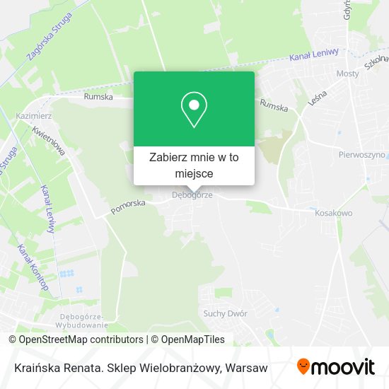 Mapa Kraińska Renata. Sklep Wielobranżowy