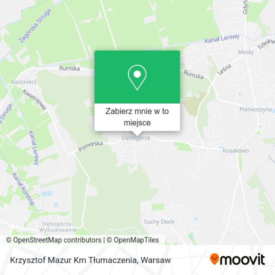 Mapa Krzysztof Mazur Km Tłumaczenia