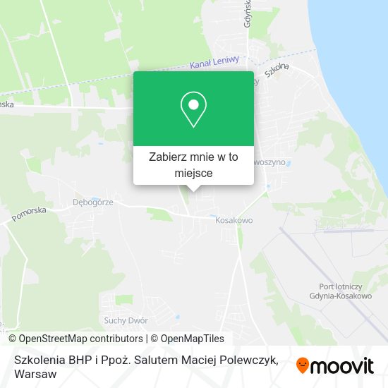 Mapa Szkolenia BHP i Ppoż. Salutem Maciej Polewczyk