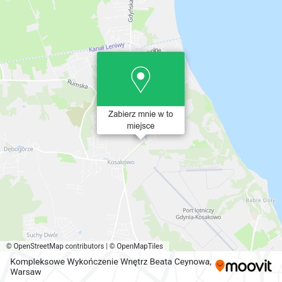 Mapa Kompleksowe Wykończenie Wnętrz Beata Ceynowa