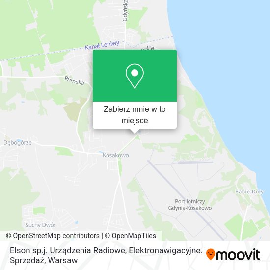 Mapa Elson sp.j. Urządzenia Radiowe, Elektronawigacyjne. Sprzedaż