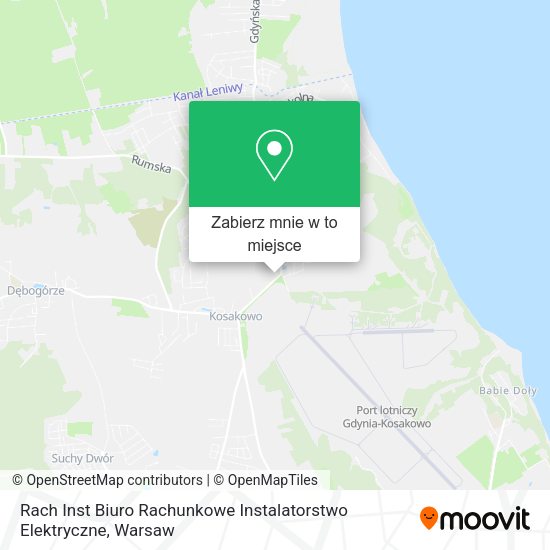 Mapa Rach Inst Biuro Rachunkowe Instalatorstwo Elektryczne