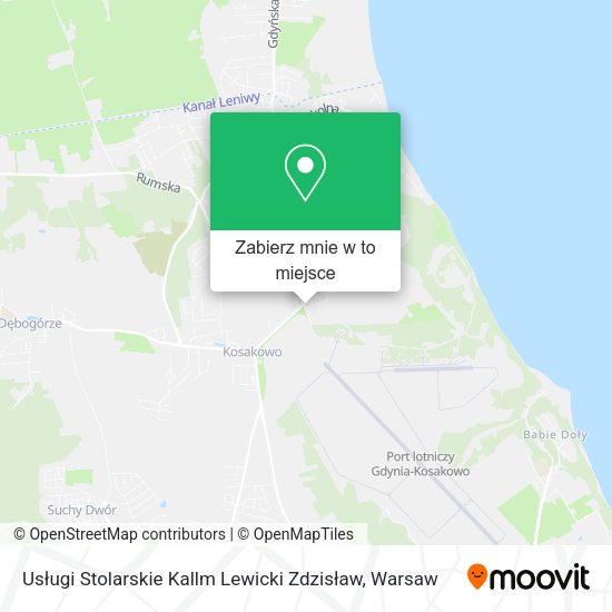 Mapa Usługi Stolarskie Kallm Lewicki Zdzisław