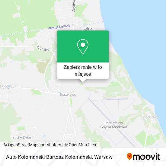 Mapa Auto Kolomanski Bartosz Kolomanski