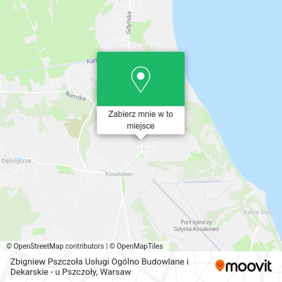 Mapa Zbigniew Pszczoła Usługi Ogólno Budowlane i Dekarskie - u Pszczoły