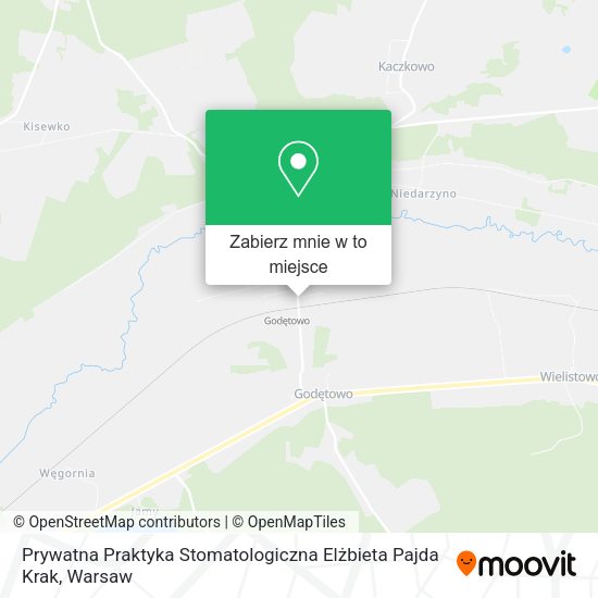 Mapa Prywatna Praktyka Stomatologiczna Elżbieta Pajda Krak