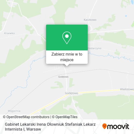 Mapa Gabinet Lekarski Irena Ołowniuk Stefaniak Lekarz Internista I