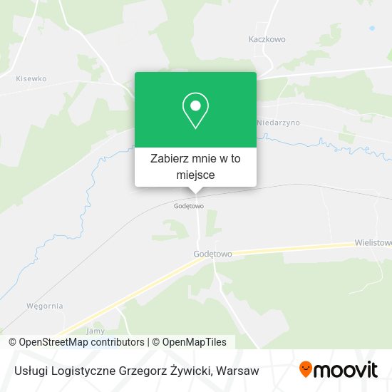 Mapa Usługi Logistyczne Grzegorz Żywicki