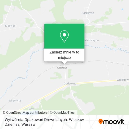 Mapa Wytwórnia Opakowań Drewnianych. Wiesław Dzienisz