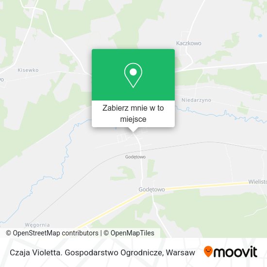 Mapa Czaja Violetta. Gospodarstwo Ogrodnicze