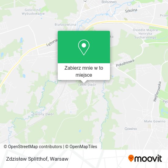 Mapa Zdzisław Splitthof