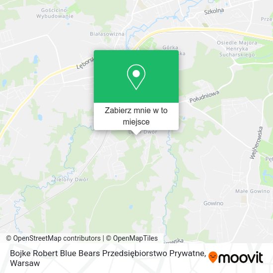 Mapa Bojke Robert Blue Bears Przedsiębiorstwo Prywatne