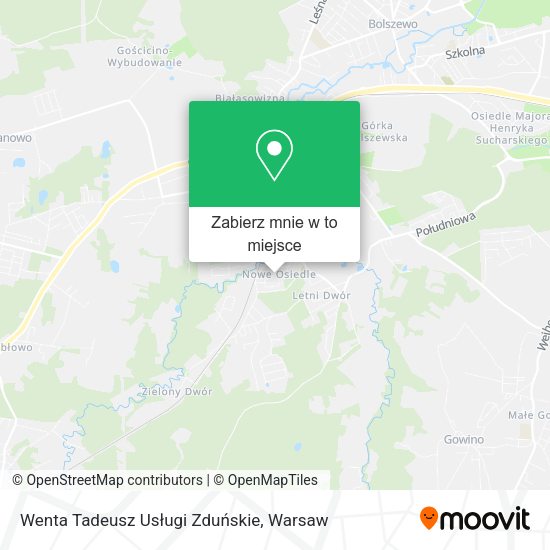 Mapa Wenta Tadeusz Usługi Zduńskie