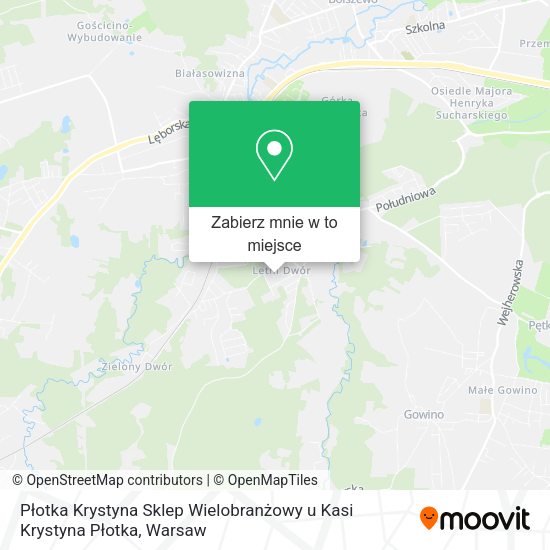 Mapa Płotka Krystyna Sklep Wielobranżowy u Kasi Krystyna Płotka