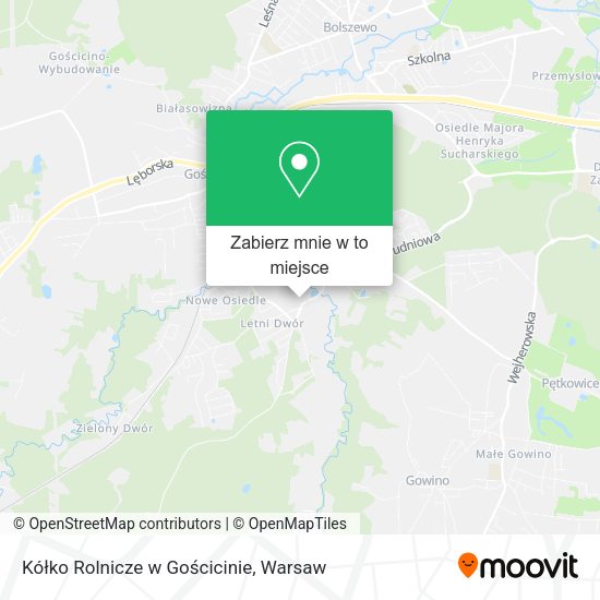 Mapa Kółko Rolnicze w Gościcinie