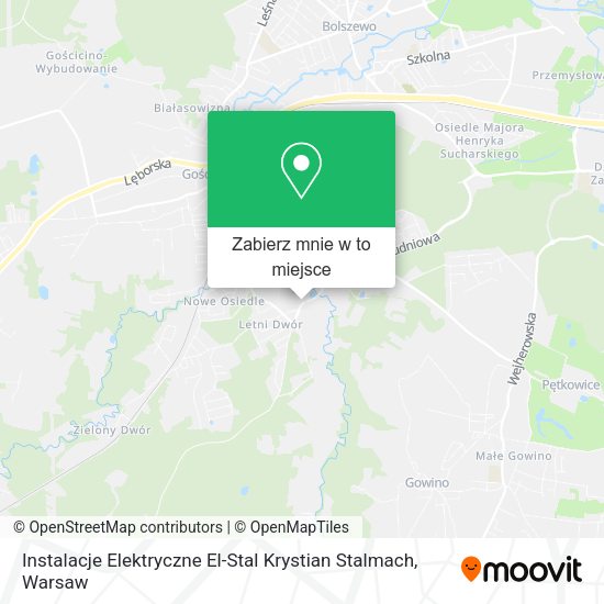 Mapa Instalacje Elektryczne El-Stal Krystian Stalmach