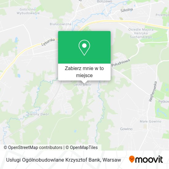 Mapa Usługi Ogólnobudowlane Krzysztof Bank