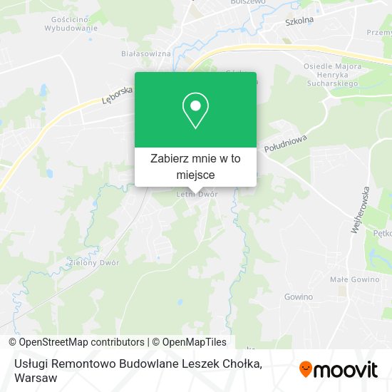 Mapa Usługi Remontowo Budowlane Leszek Chołka