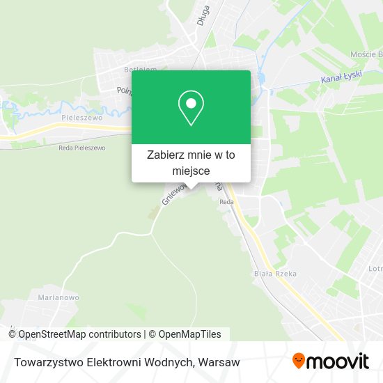 Mapa Towarzystwo Elektrowni Wodnych