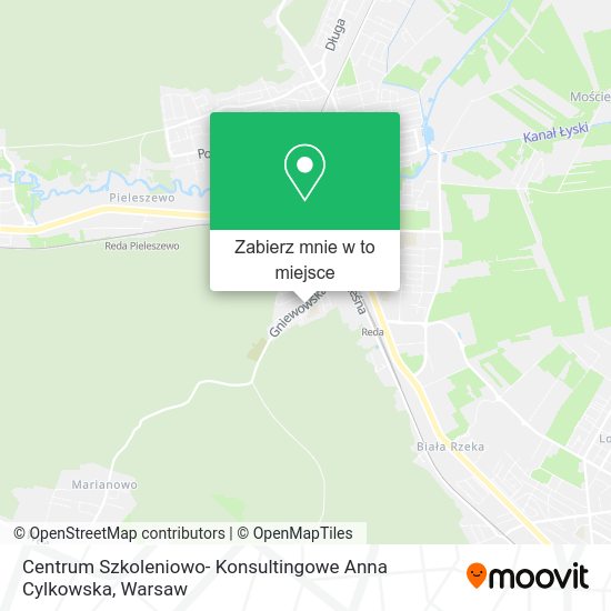 Mapa Centrum Szkoleniowo- Konsultingowe Anna Cylkowska