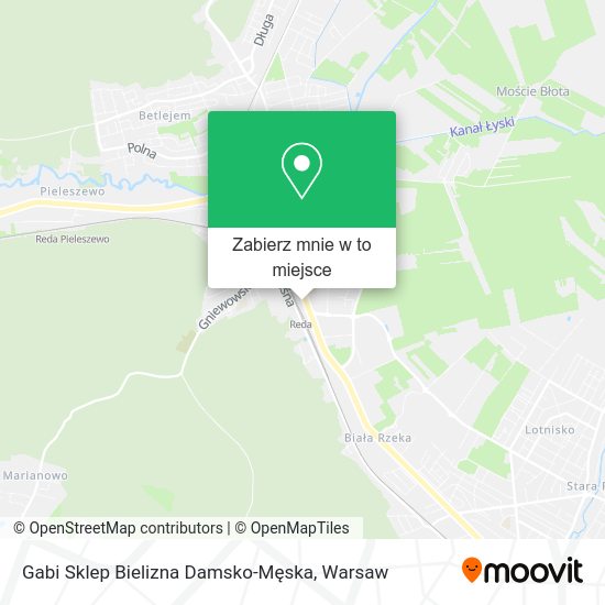 Mapa Gabi Sklep Bielizna Damsko-Męska