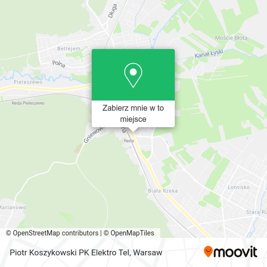 Mapa Piotr Koszykowski PK Elektro Tel