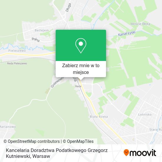 Mapa Kancelaria Doradztwa Podatkowego Grzegorz Kutniewski