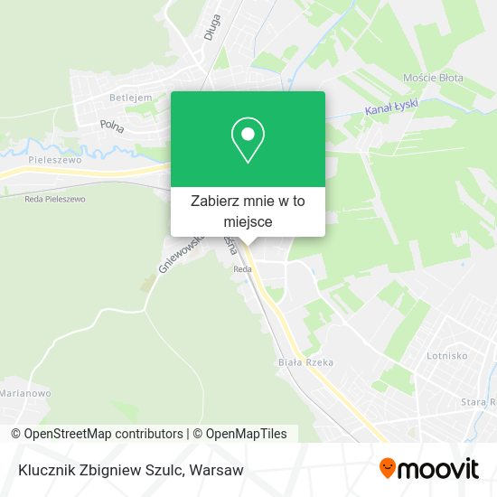 Mapa Klucznik Zbigniew Szulc