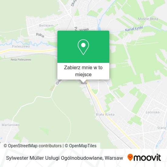 Mapa Sylwester Müller Usługi Ogólnobudowlane