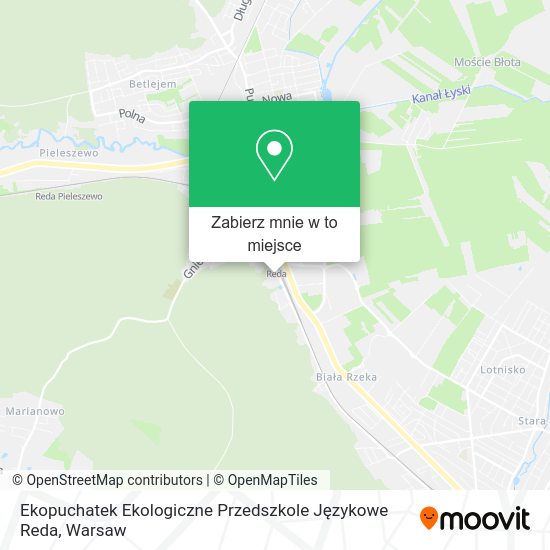 Mapa Ekopuchatek Ekologiczne Przedszkole Językowe Reda