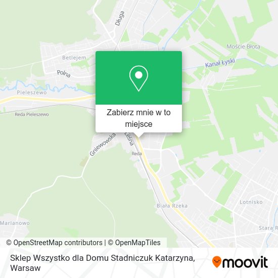 Mapa Sklep Wszystko dla Domu Stadniczuk Katarzyna