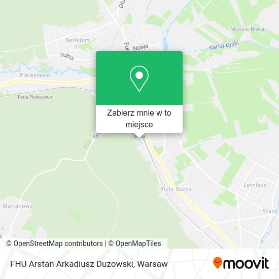 Mapa FHU Arstan Arkadiusz Duzowski