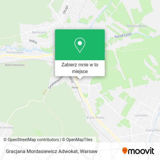 Mapa Gracjana Mordasiewicz Adwokat