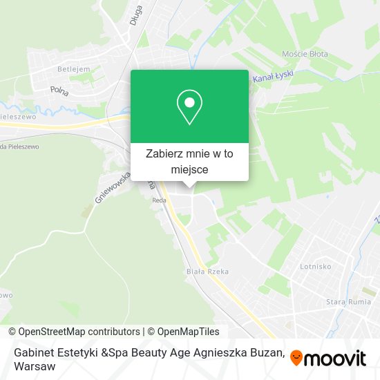 Mapa Gabinet Estetyki &Spa Beauty Age Agnieszka Buzan