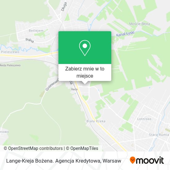 Mapa Lange-Kreja Bożena. Agencja Kredytowa