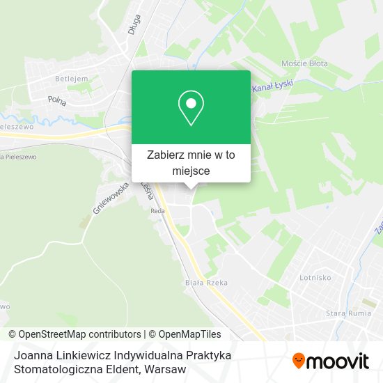 Mapa Joanna Linkiewicz Indywidualna Praktyka Stomatologiczna Eldent