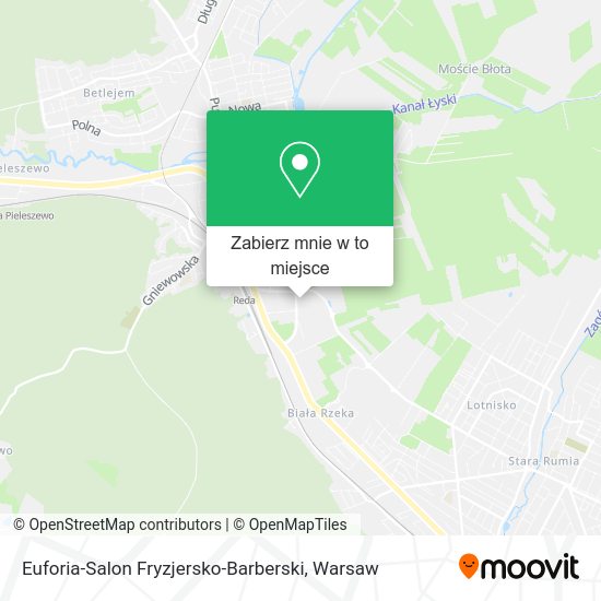 Mapa Euforia-Salon Fryzjersko-Barberski