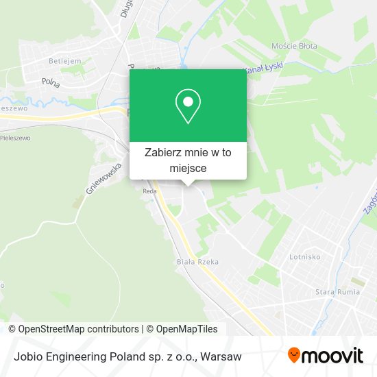 Mapa Jobio Engineering Poland sp. z o.o.