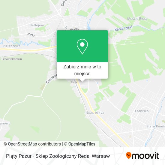 Mapa Piąty Pazur - Sklep Zoologiczny Reda