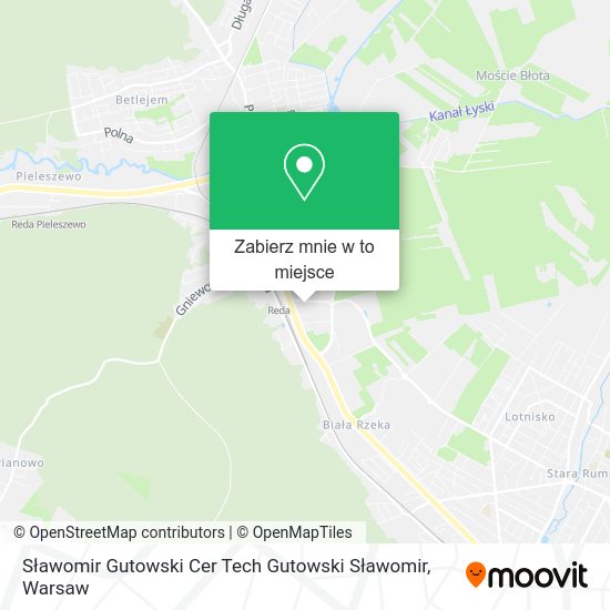 Mapa Sławomir Gutowski Cer Tech Gutowski Sławomir