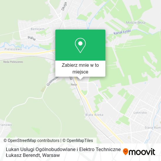 Mapa Lukan Usługi Ogólnobudowlane i Elektro Techniczne Łukasz Berendt