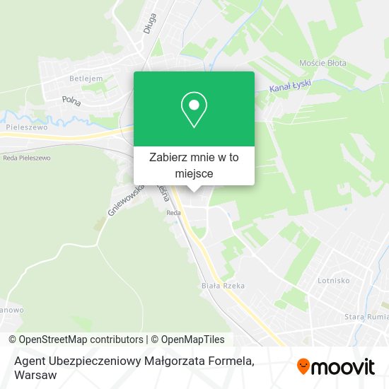 Mapa Agent Ubezpieczeniowy Małgorzata Formela