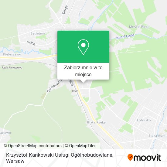 Mapa Krzysztof Kankowski Usługi Ogólnobudowlane