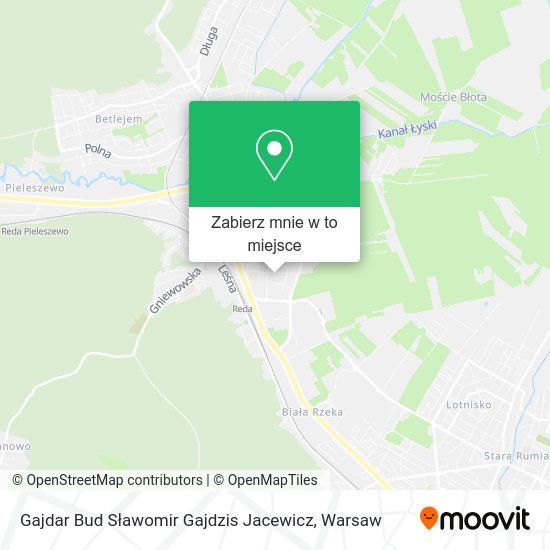 Mapa Gajdar Bud Sławomir Gajdzis Jacewicz