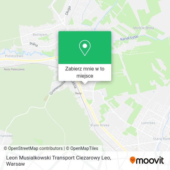 Mapa Leon Musialkowski Transport Ciezarowy Leo