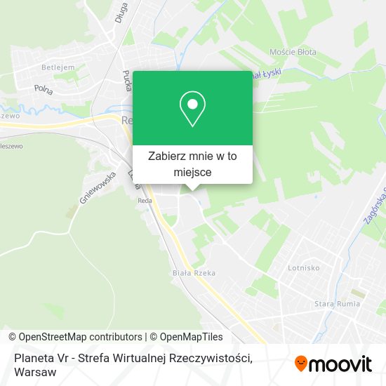 Mapa Planeta Vr - Strefa Wirtualnej Rzeczywistości