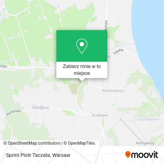 Mapa Sprint Piotr Taczała