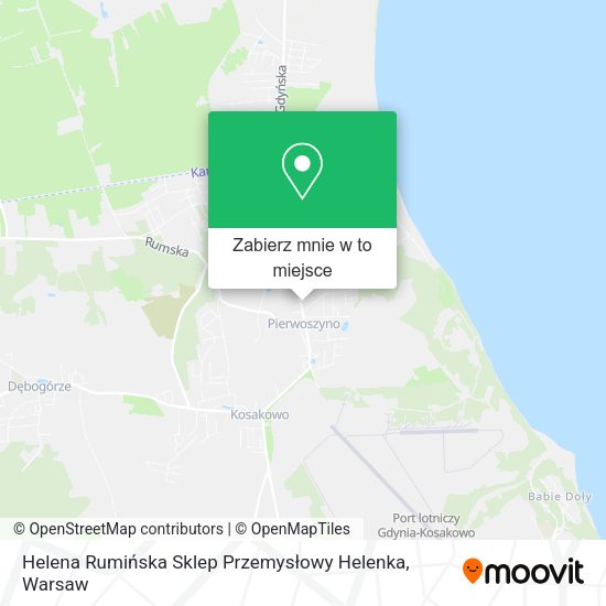 Mapa Helena Rumińska Sklep Przemysłowy Helenka