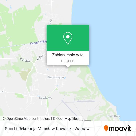 Mapa Sport i Rekreacja Mirosław Kowalski